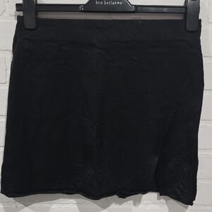 Wilfred Elegant Black Mini Skirt